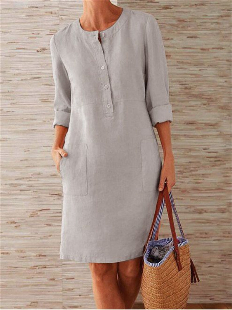 cotton and linen dress